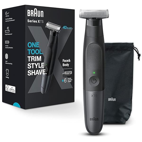 Braun XT5 顔&体シェーバー 5回使用 付属品あり ブラウンボディシェーバーシリーズ5 XT5 XT5300 | Braun JP