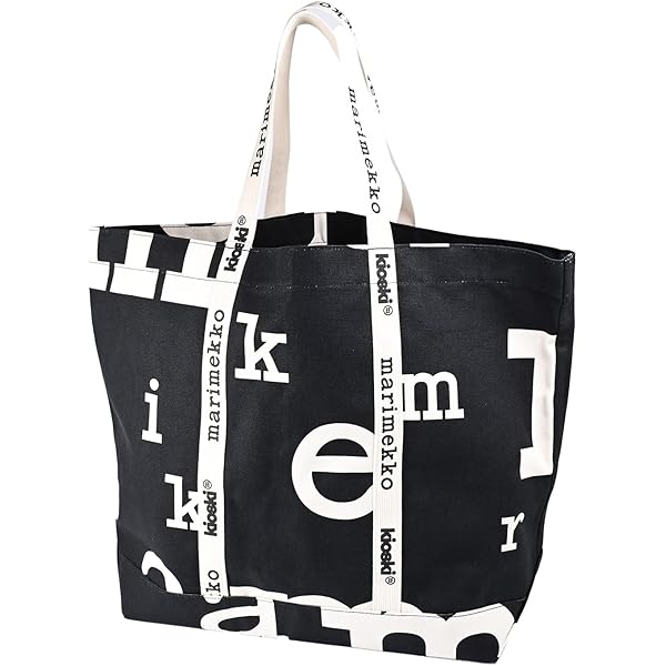 マリメッコ　トートバッグ Ahkera Unikko Logo KIOSKI marimekko マリメッコ アーケラ ウニッコ ロゴ トートバッグ