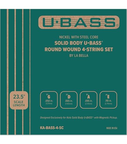 Amazon.co.jp: KALA カラ ウクレレベース(U・BASS)弦 Silver Plated
