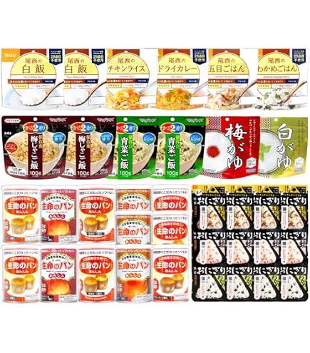 Amazon｜[ミドリ安全] 非常食 長期保存 そのまま食べられる7年保存食