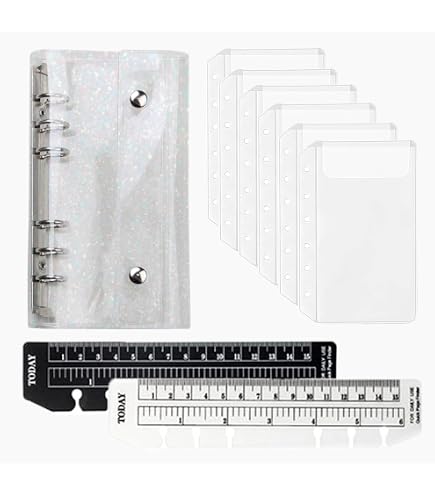 Amazon.co.jp: A6サイズ ミニ6穴 システム手帳リフィル, PVC製