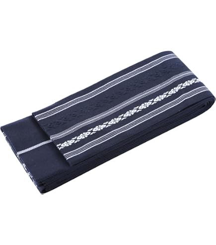 Amazon.co.jp: 博多織 協和織物 両面長尺小袋帯 半幅帯 葡萄唐草③ 口