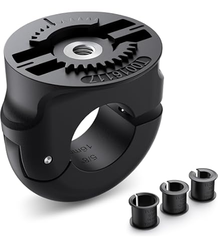 TUSITA Scooter Motorfiets Spiegel Telefoon Houder Kit - Twist Lock Telefoonhouder en Universele Klem Adapter