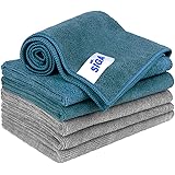 MR.SIGA Microfiber Cleaning Cloth, Pack of 6, Size: 13.8" x 15.7"