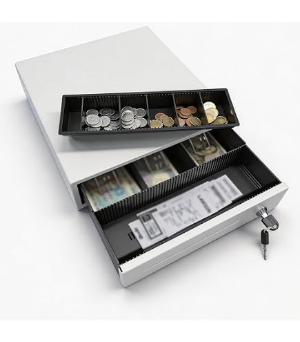 Amazon.co.jp: Lamantt金属製キャッシュボックス レジボックス