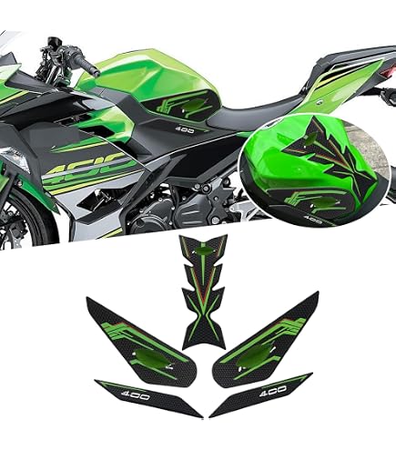 Amazon | motokano タンクパッド Ninja400 (2018-2024) Ninja250 (2019
