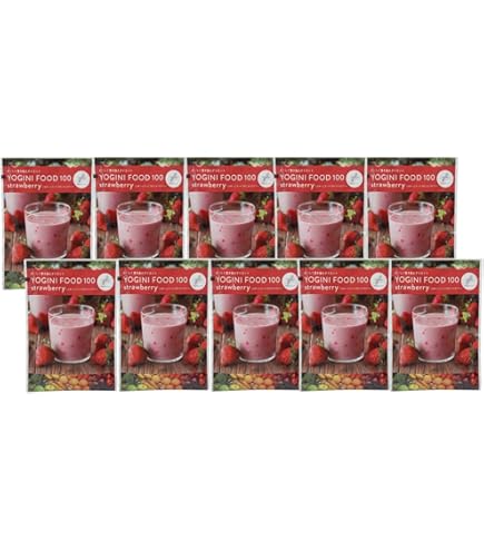 Amazon.co.jp: LAVA ヨギーニフード100 strawberry ストロベリー味 7袋