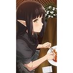 異世界食堂 XFVGA(480×854)壁紙 『黒』(クロ) 異世界食堂 XFVGA(480×854)壁紙 『黒』(クロ)