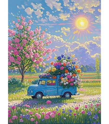 Amazon | ダイヤモンドアート 花 ダイヤモンド塗装キット ダイヤモンド