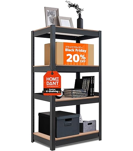 Amazon.co.jp: WHALEN STORAGE 高さ183cm 大型4段