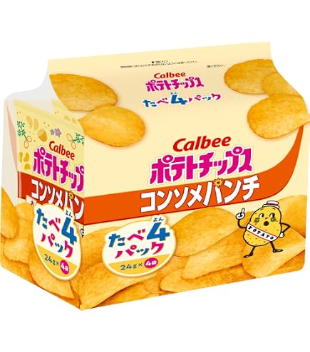 Amazon.co.jp: カルビー ポテトチップスコンソメパンチたべよんパック