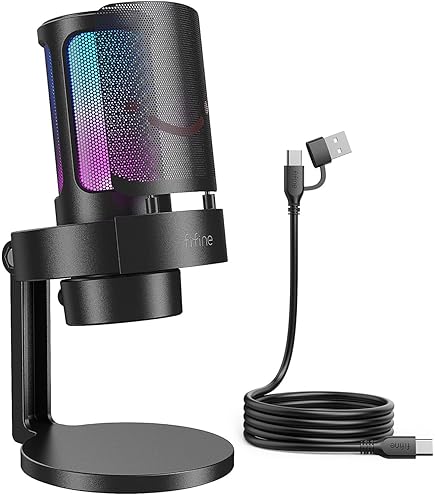 HyperX QuadCast S ホワイト ゲーミングマイク QuadCast S – USBコンデンサーゲーミングマイク