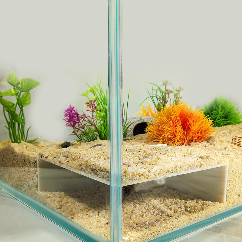 Toileum 水槽用魚の隠れ家 エビの隠れ家 水槽トンネル 魚 エビの洞窟 隠しシェルター エビ カニ 熱帯魚 エビ水族館トンネル 用水槽装飾アクセサリー (白,スタイル11)
