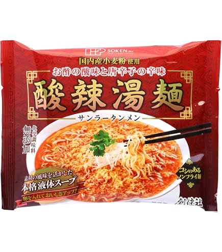 Amazon.co.jp: 中華三昧 酸辣湯麺 103g ×4袋セット｜おうちで本格中華