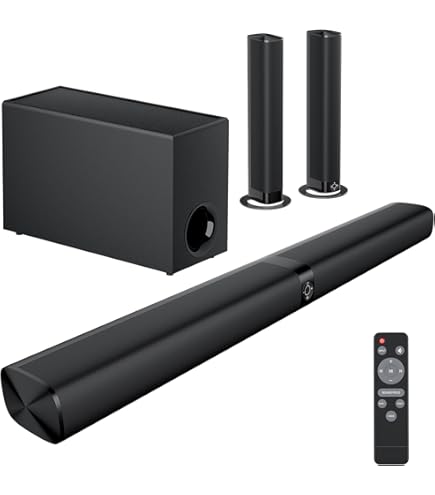 サウンドバー 2 in 1 テレビ スピーカー Bluetooth5.0 Amazon.co.jp: THOMSON サウンドバー120W（4*30W） 3D