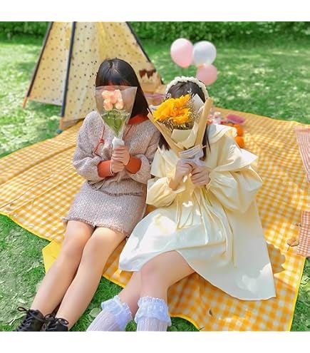 Amazon.co.jp: ハンギョドン レジャーシート 厚手 ピクニックマット