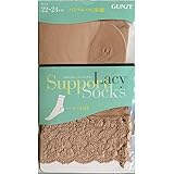 GUNZE(グンゼ)婦人サポートレーシーソックス AR453 ヘレンブラウン 22-24