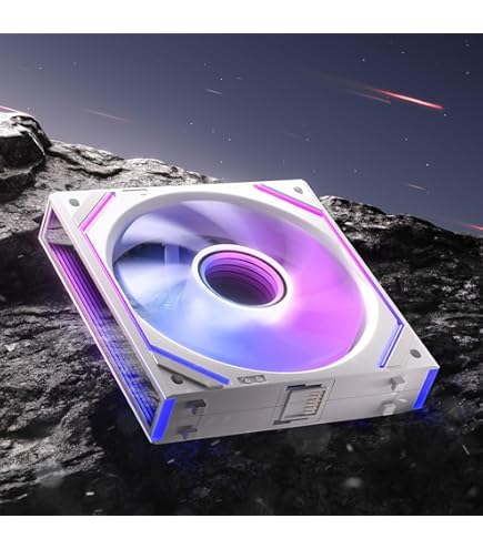 Amazon.co.jp: YESTON 櫻瞳花嫁 PCケースファン YT-120 リバース 3個