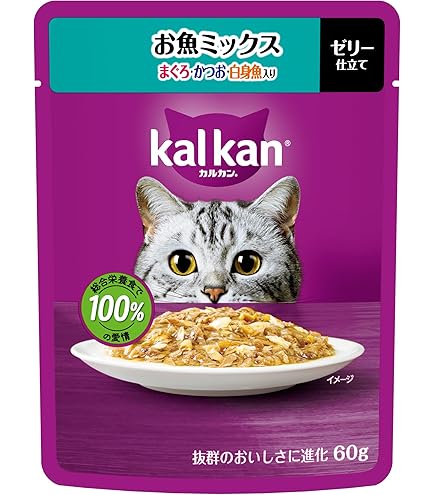 Amazon.co.jp: カルカン パウチ 1歳から 60g×12袋 まぐろ かつお節入り
