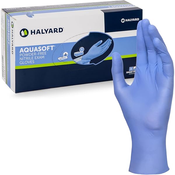 Amazon | HALYARD SKYBREEZE ニトリル試験用手袋、パウダーフリー、3.5