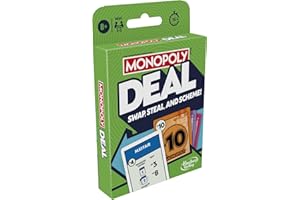 Hasbro Monopoly Deal Refresh Card Game for Childrens