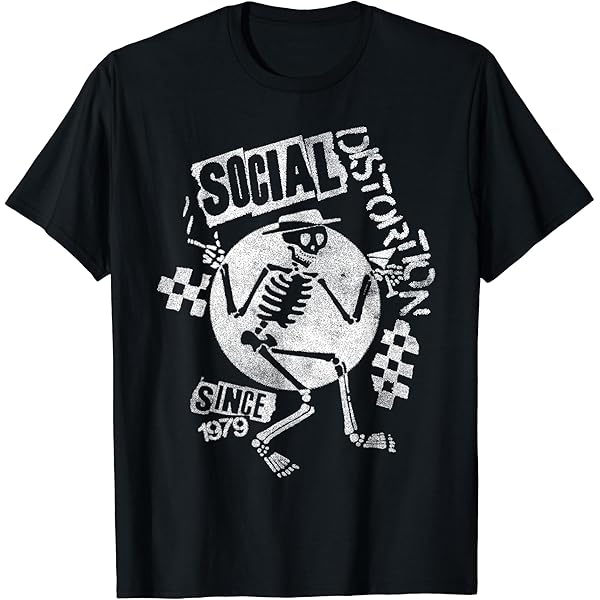 Amazon | 公式ソーシャルディストーションスケリー Tシャツ | Tシャツ
