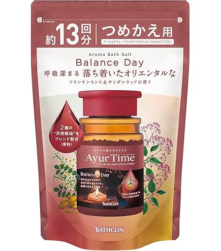 Amazon.co.jp: アーユルタイム バランスデイ バスソルト