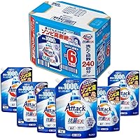 アタック 抗菌EX スーパークリアジェル 洗濯洗剤詰め替え1.6kg×10個 Amazon | 【ケース販売】アタック 抗菌EX スーパークリアジェル