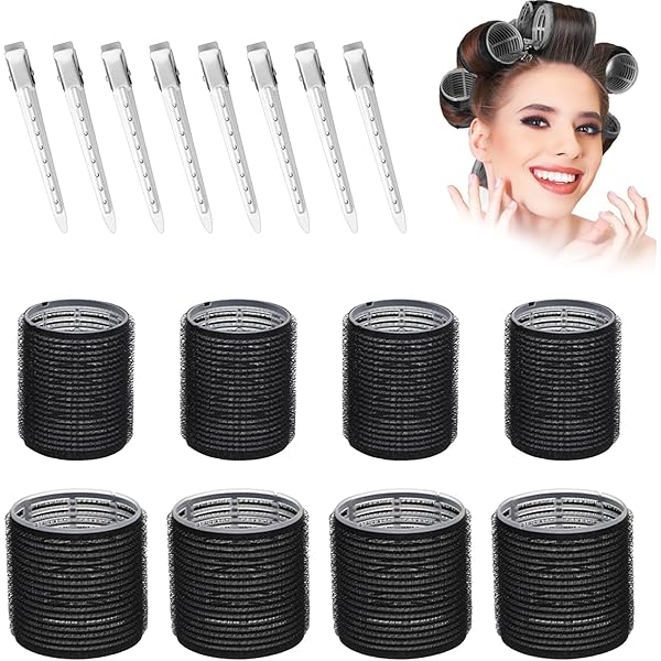 Amazon | Cludoo ヘアカーラーローラー 36個 ジャンボビッグ