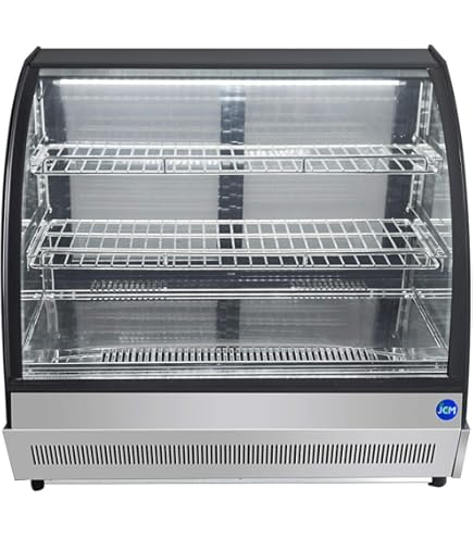Amazon | Hijiru 卓上冷蔵ショーケース160L【HJR-UTK160】 ケーキ屋や 