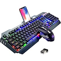 Amazon | ワイヤレスゲーミングキーボードとマウス 充電式