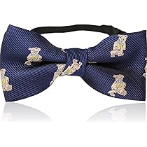 Amazon.co.jp: [ベスト アイテム] 蝶ネクタイ 青 紺 アニマル ゴム