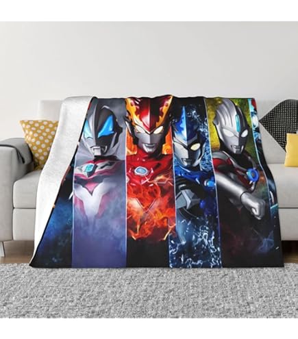 Amazon｜ウルトラマン 毛布 掛け毛布 フランネルブランケット 暖かい