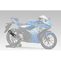 Gsx-S125,Gsx-R125ヨシムラマフラーBLUE TITANIUM 機械曲R-77S サイクロン EXPORT SPEC 政府認証 | ヨシムラジャパン