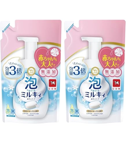 Amazon | 【セット買い】泡ミルキィボディソープやさしいせっけん