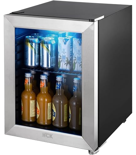 Amazon.co.jp: エーステージ 冷蔵庫 20L ミラーガラス扉 小型 静音 1