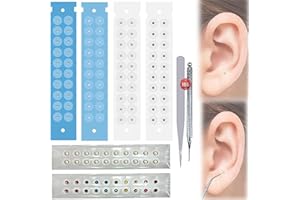 耳ツボジュエリー 耳ツボシール 透明 耳ツボジュエリーシール 100粒 チタン 耳つぼシール クリア セラミック 金粒 透明 クリア 耳ツボシールのみ ジュエリー チタンビーズクリア 耳 ツボシール 耳ツボ ジュエリー パーツ ピンセットやツボ確認棒付き