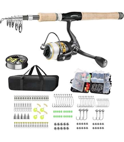 Fishing Rod Reel Combo Full Kit Kids Fishing Pole 2.1m Telescopic - View #4