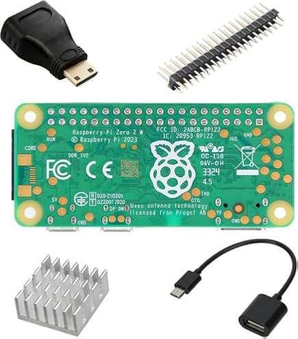 Amazon.co.jp: Raspberry Pi Zero W - ヘッダー ハンダ付け済み