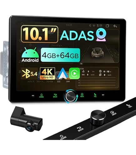 Amazon.co.jp: WOWAUTO アンドロイド10.1インチカーナビ+170度バック
