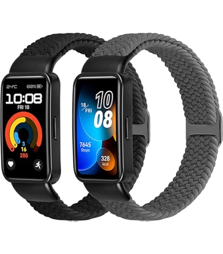 HUAWEI Band 8 Smartband, licht en dun, wetenschappelijke slaapmonitor, batterij tot 2 weken, compatibel met Android en iOS, 24/7 gezondheidsbewaking, zwart AP52