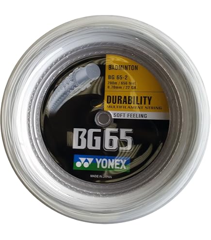 Amazon.co.jp: ヨネックス(YONEX) BG Exbolt 65 バドミントン
