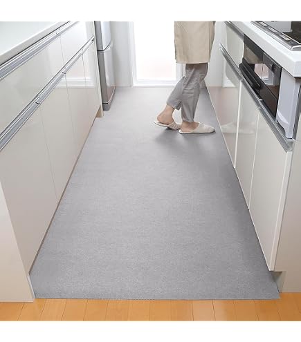 Amazon｜Sanko サンコー キッチンマット はっ水 洗える ロングマット