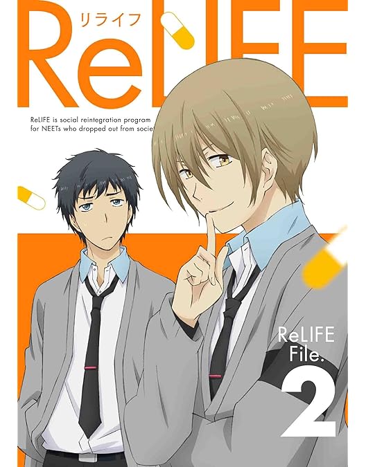 ReLIFE リライフ　Blu-ray 完全生産限定版　全巻セット　7巻 Amazon.co.jp: RELIFE リライフ 初回 全7巻セット Blu-ray