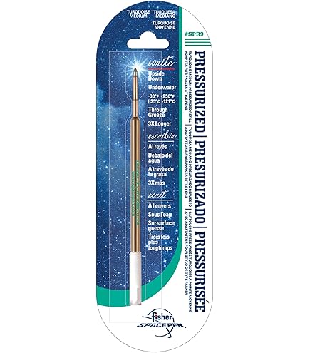 Monteverde P42 Ceramic Gel Ink Refills - 5 Pack Turquoise Fine Tip For Parker Style Pens