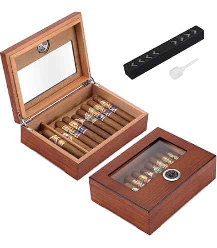 Mantello 3-Piece Cigar Gift Set - Includes Cigar Punch Keychain Guillotine Cigar Cutter V Cut Cigar Cutter Perfect Combo Of Cigar Accessories For Men Gift Ideas For Groomsmen Husband 15971 - View #10