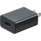 サンワサプライ(Sanwa Supply) USB充電器 USB A×1ポート(2A) USBアダプター/コンセント ブラック ACA-IP87BK