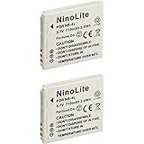 NinoLite NB-4L 互換 バッテリー 2個セット キャノン IXY 620F 610F 600F 410F POWER SHOT TX1 等対応 nb4lx2_t.k.gai