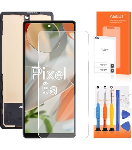 Amazon | Google Pixel 6a GX7AS GB62Z 6.1インチ用ブラックアウター