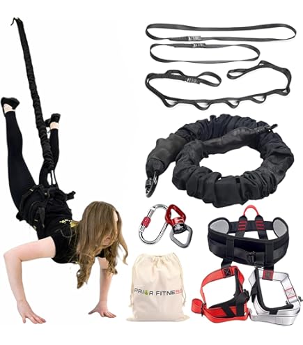 Amazon.co.jp: ヘビーヨガバンジーロープセット、スタジオホームジム